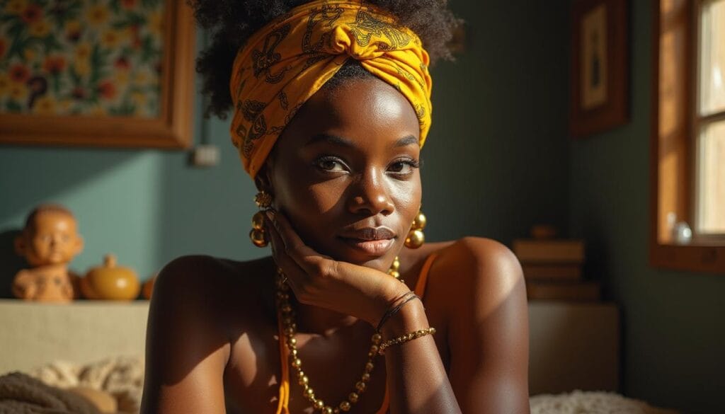 Beleza negra mulher afrobrasielira