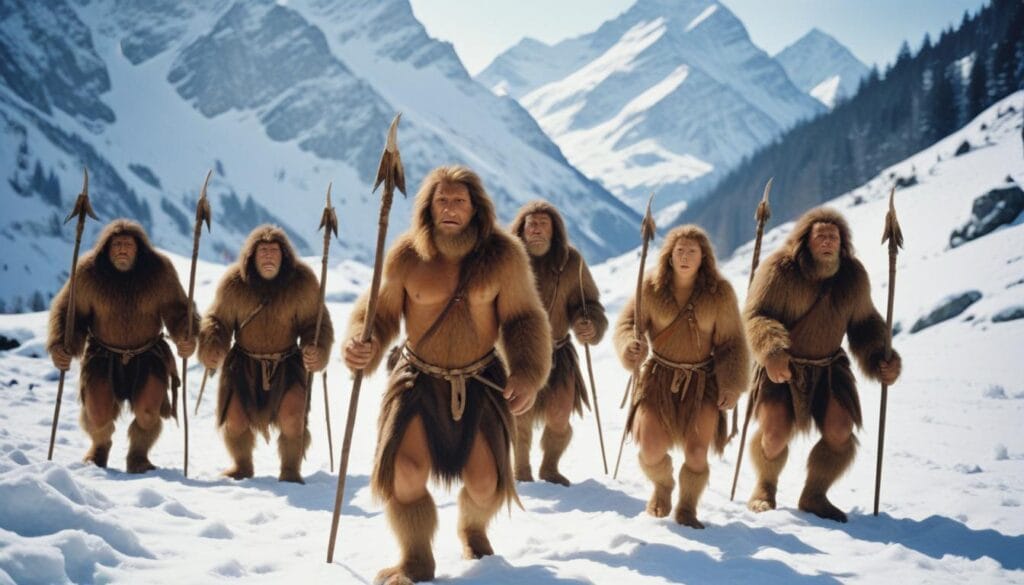 neandertais-caca