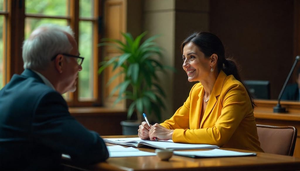imagem que represente a parceria transformadora entre emendas parlamentares e o terceiro setor no Brasil, com foco no desenvolvimento social. Visualize um cenário que combine elementos do poder legislativo (Congresso Nacional ou um parlamento moderno e estilizado) com símbolos do terceiro setor (pessoas trabalhando em projetos sociais, mãos unidas, representações de ONGs, etc.).
