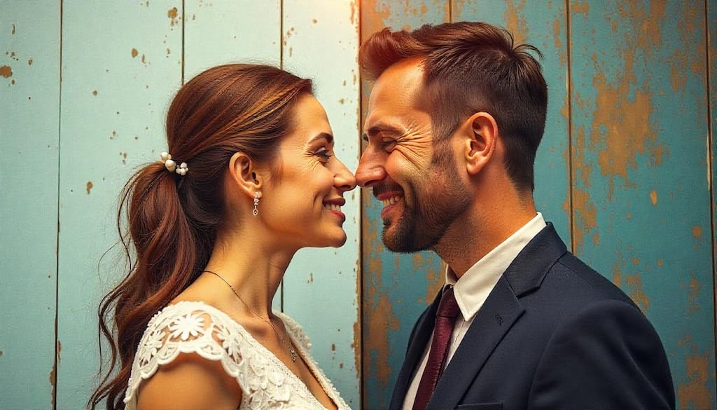 imagem comparativa e didática que represente as diferenças patrimoniais entre União Estável e Casamento no Brasil. Visualize dois caminhos/estradas (ou duas casas) que simbolizem as duas formas de união: um caminho mais formal e estruturado (Casamento), com símbolos de segurança jurídica, contrato formal, alicerces sólidos; e outro caminho mais flexível e menos formal (União Estável), com símbolos de informalidade, contrato opcional, mas com elementos que indiquem a necessidade de atenção e planejamento patrimonial.